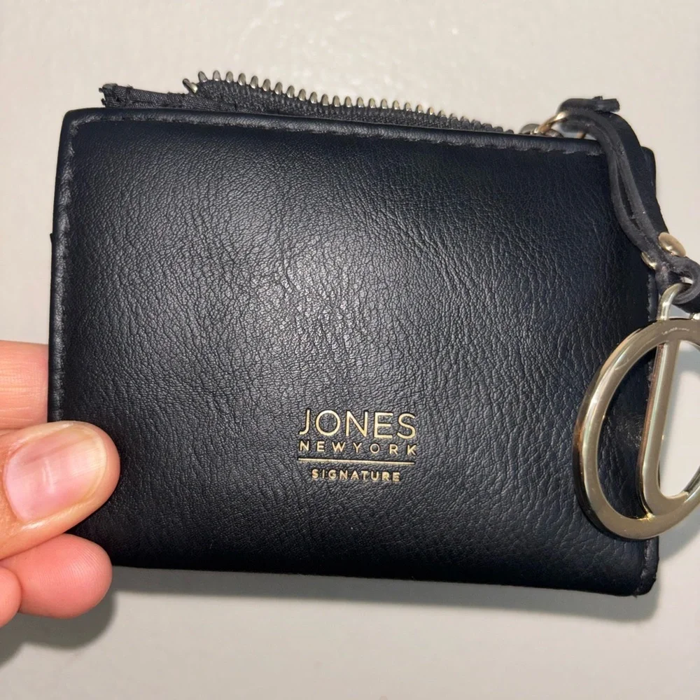 Jones New York Black Bi-Fold Wallet - Picture 3 of 5
